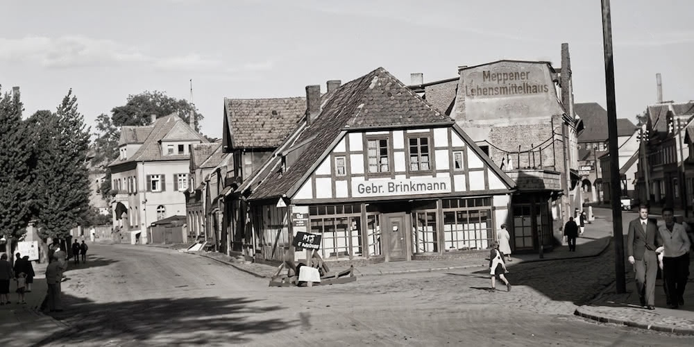 Blick auf die Herzofstraße und Bahnhofstraße