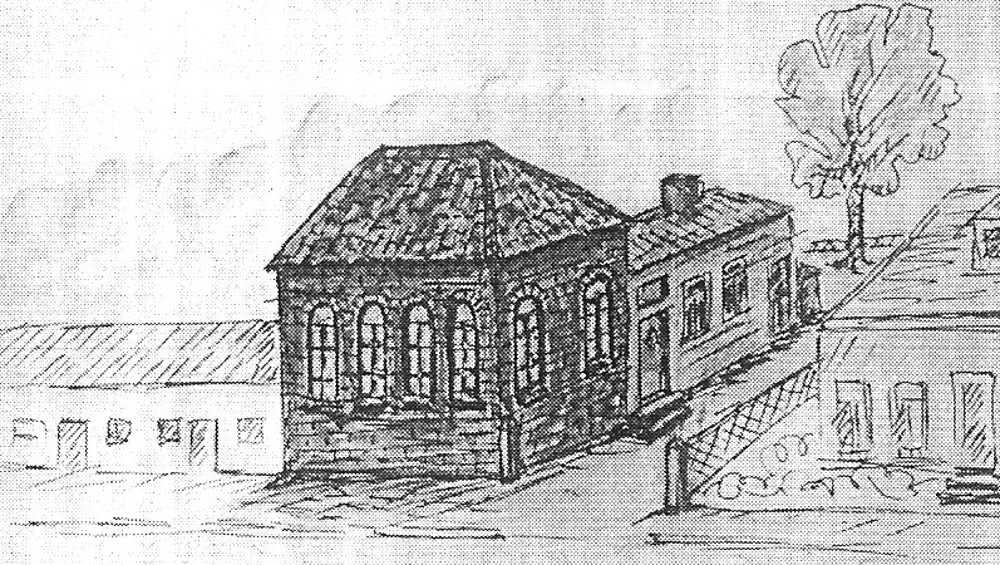 Synagoge Meppen Zeichnung Cohen